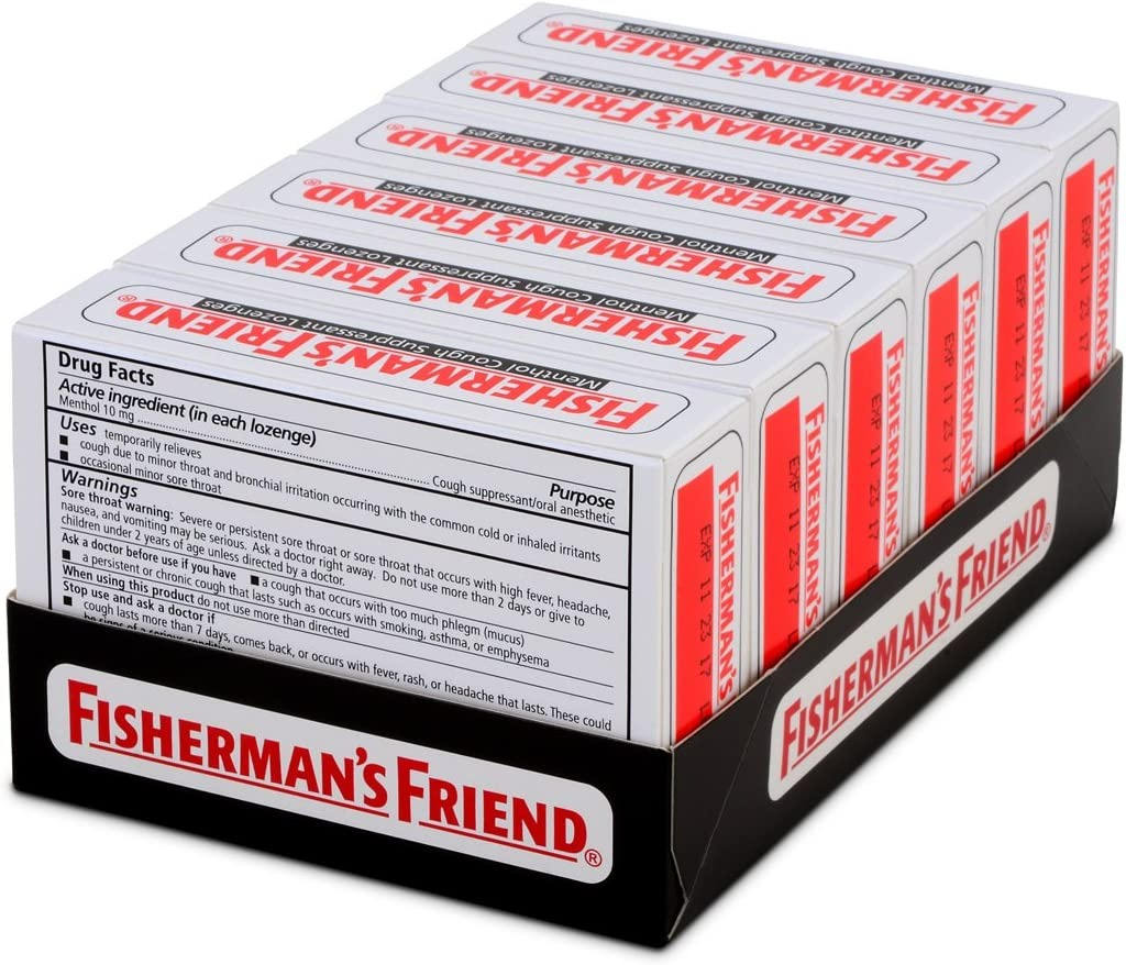 Fisherman's Friend Original Extra Strong Lozenges, Menthol, 38 Adet - 6 Paket-1