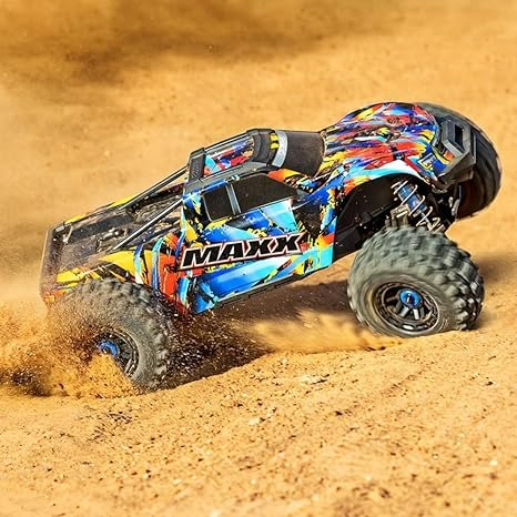 Traxxas Maxx Wide Colourful 1:10 RC Model Car Monster Truck 4WD RTR 2.4GHz-2