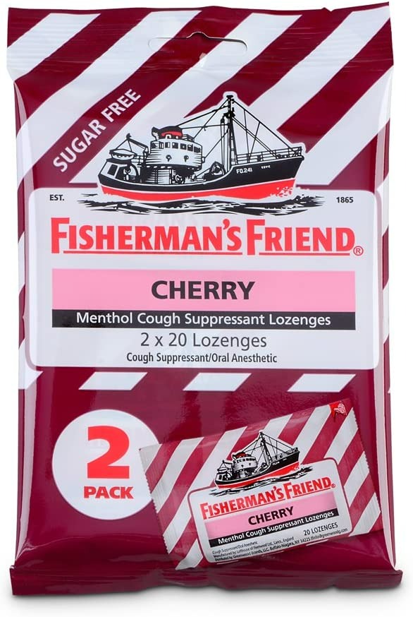 Fisherman's Friend Cough Suppressant and Sore Throat Lozenges - 40 Adet-0