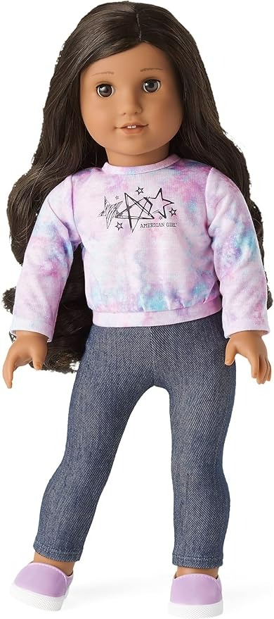 American Girl Truly Me 18 Inch Doll 82 & School Day to Soccer Play Playset with Supplies-1