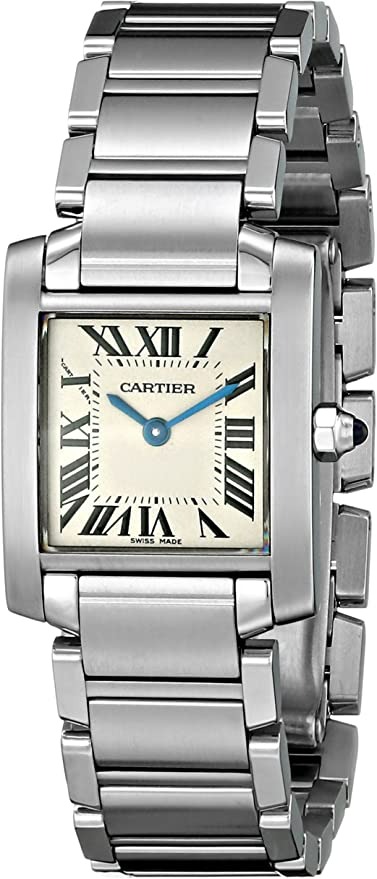 Cartier Women's W51008Q3 Tank Francaise Stainless Steel Bracelet Watch  - 20 mm-0