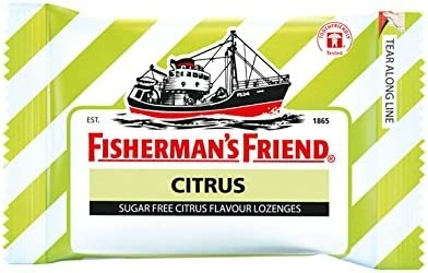 Fisherman's Friend Sugar Free Refreshing Citrus Flavor Cough Lozenges - 25g - 12'li Paket-1