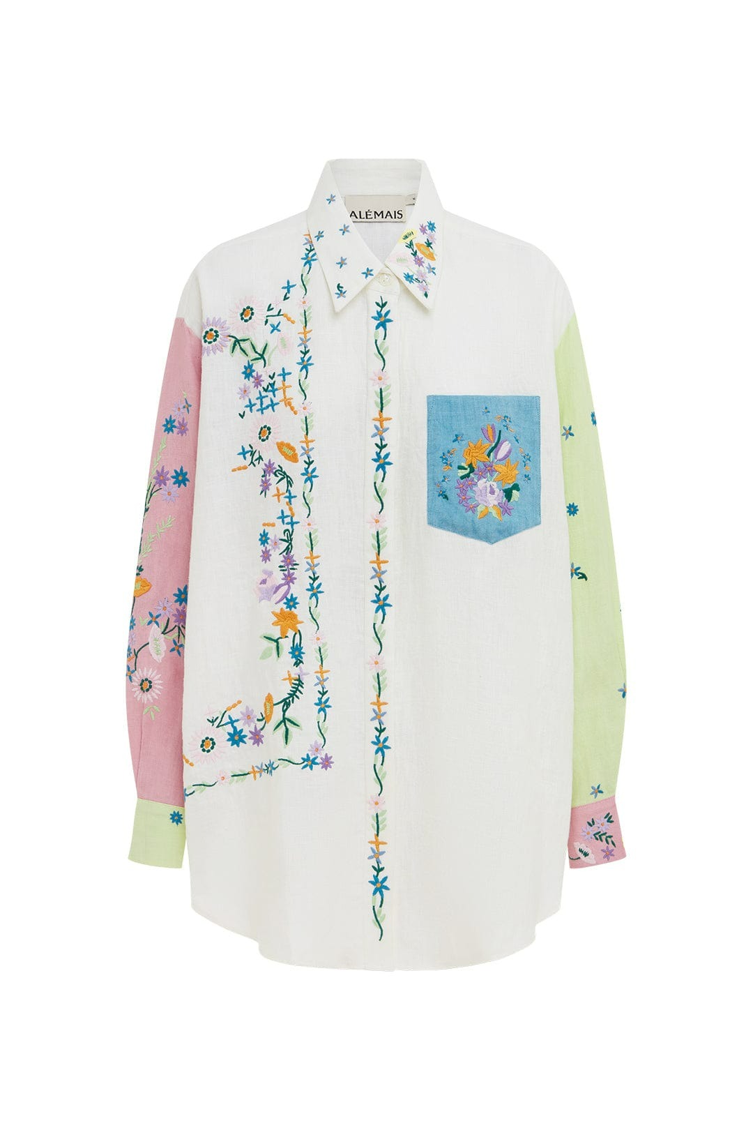 Alemais Willa Embroidered Shirt-0
