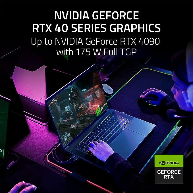Razer Blade 16 Gaming-Laptop: NVIDIA GeForce RTX 4070 13th Gen Intel 24-Core i9 HX CPU - 16 GB Ram-1