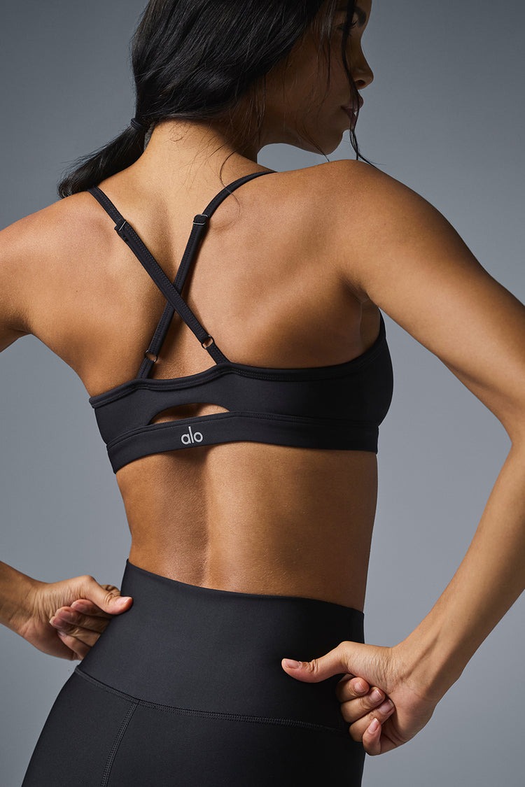 Alo Yoga Airlift Intrigue Bra - Black-1