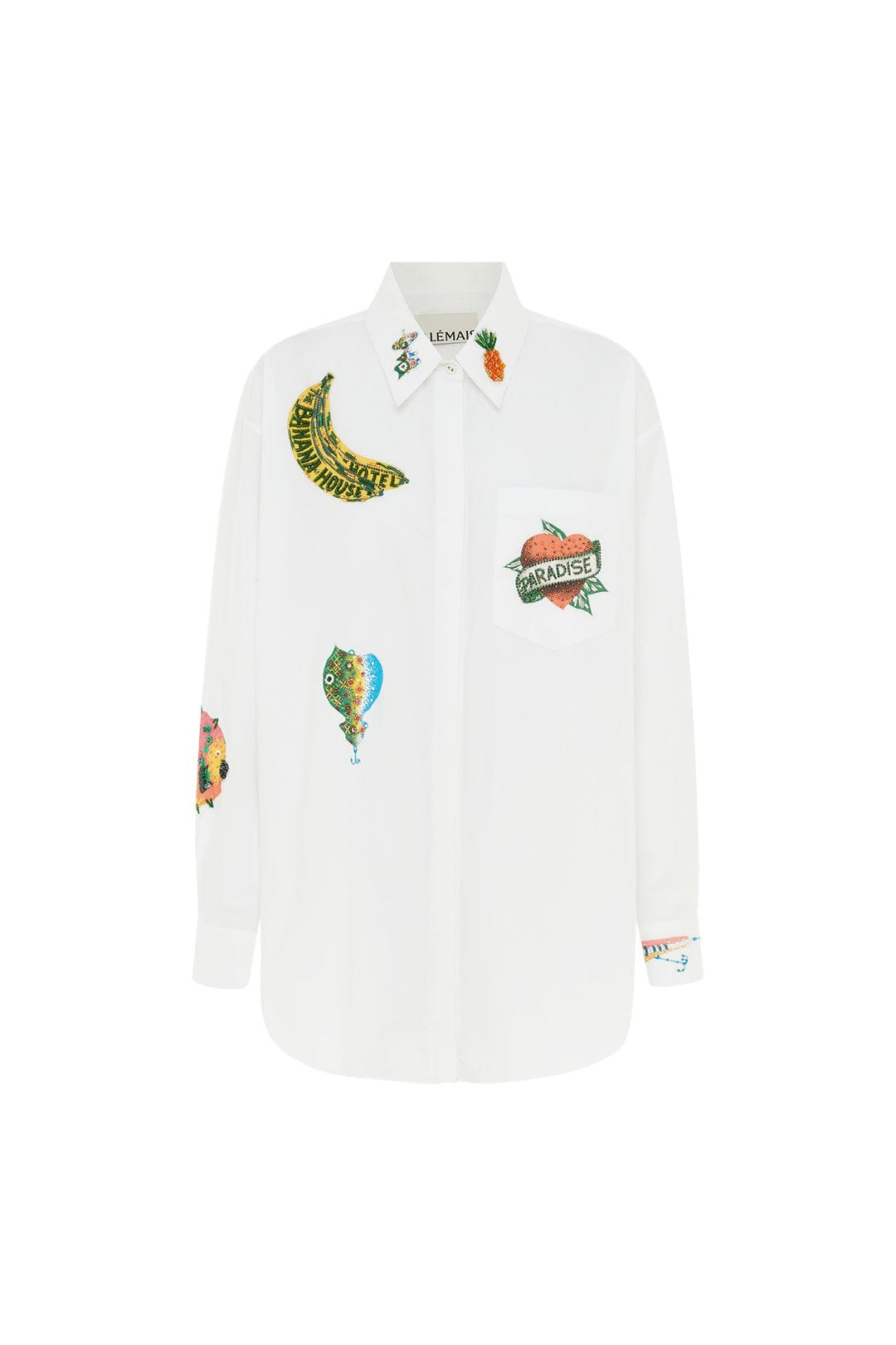 Alemais Clam Embroidered Shirt-0